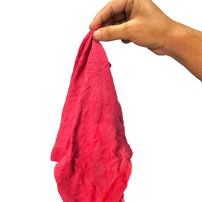 Color Knit T-Shirt Wiping Rags 50 lbs. Box - Multipurpose Cleaning