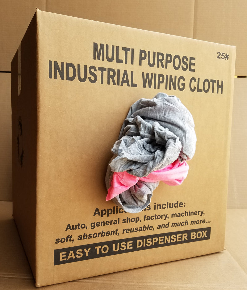 Corduroy Wiping Rags - 25 LB Box