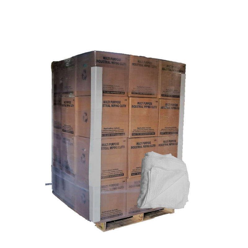 New Heavyweight Absorbent Cotton Rags- 600LB Pallet