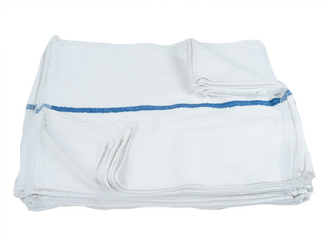 Terry Bar Mop Towels Stripe 16"x19"  Pallets 24 Cases