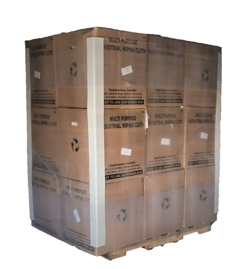 White T-Shirt Knit Print Rags - 600 LB Pallet