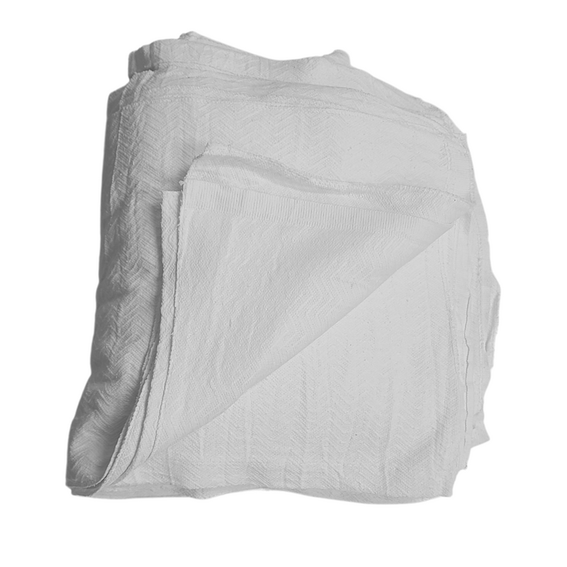 Affordable Wipers Terry Cotton Bar Towels - 6 Rolls of 12 (Doz) Retail Packaging