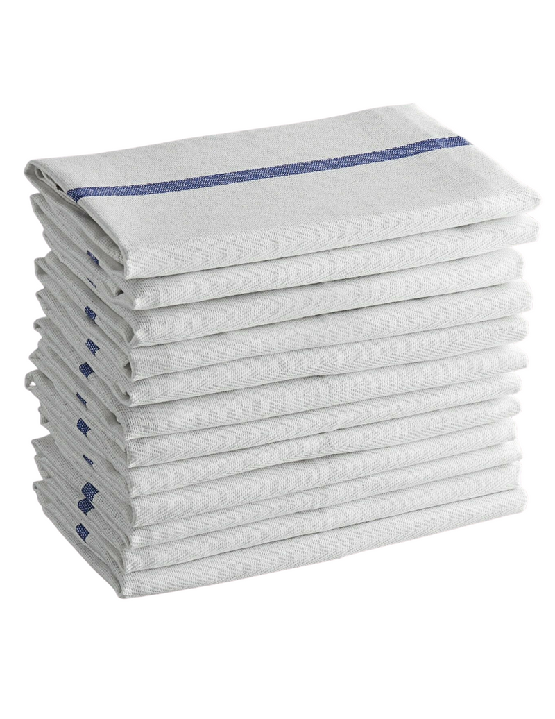 New Herringbone Towels 15"x25" - Pallet of 24 Cases